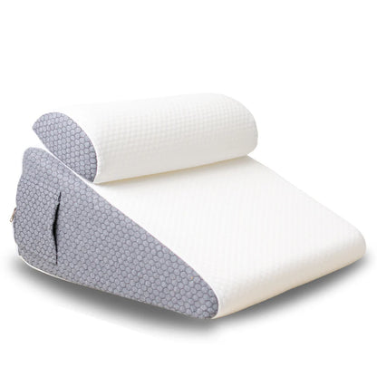 Memory Foam Bed Wedge Pillow Removable Cover