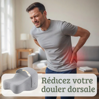 Oreiller orthopédique pour les jambes – Réduit les douleurs au dos, aux hanches et aux genoux